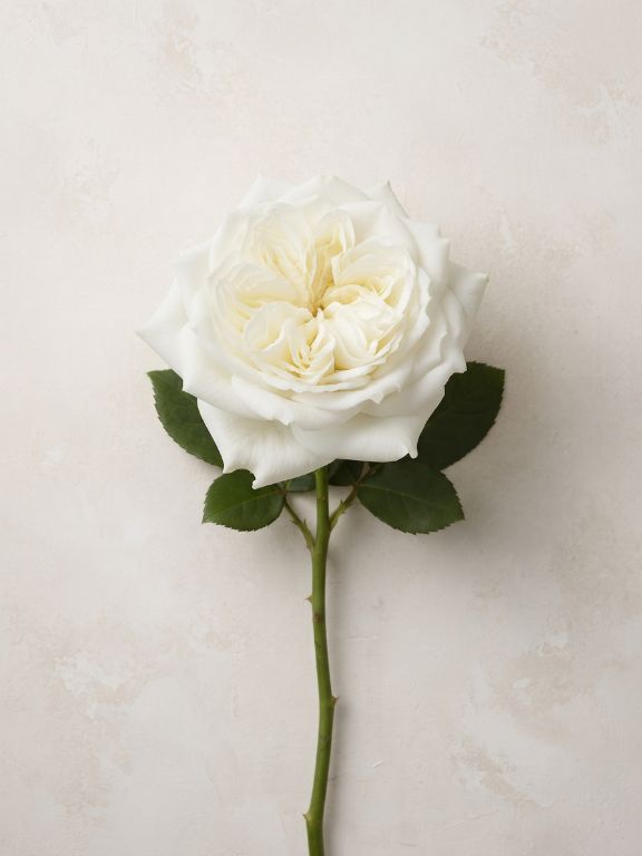 ALABASTER WHITE GARDEN ROSES